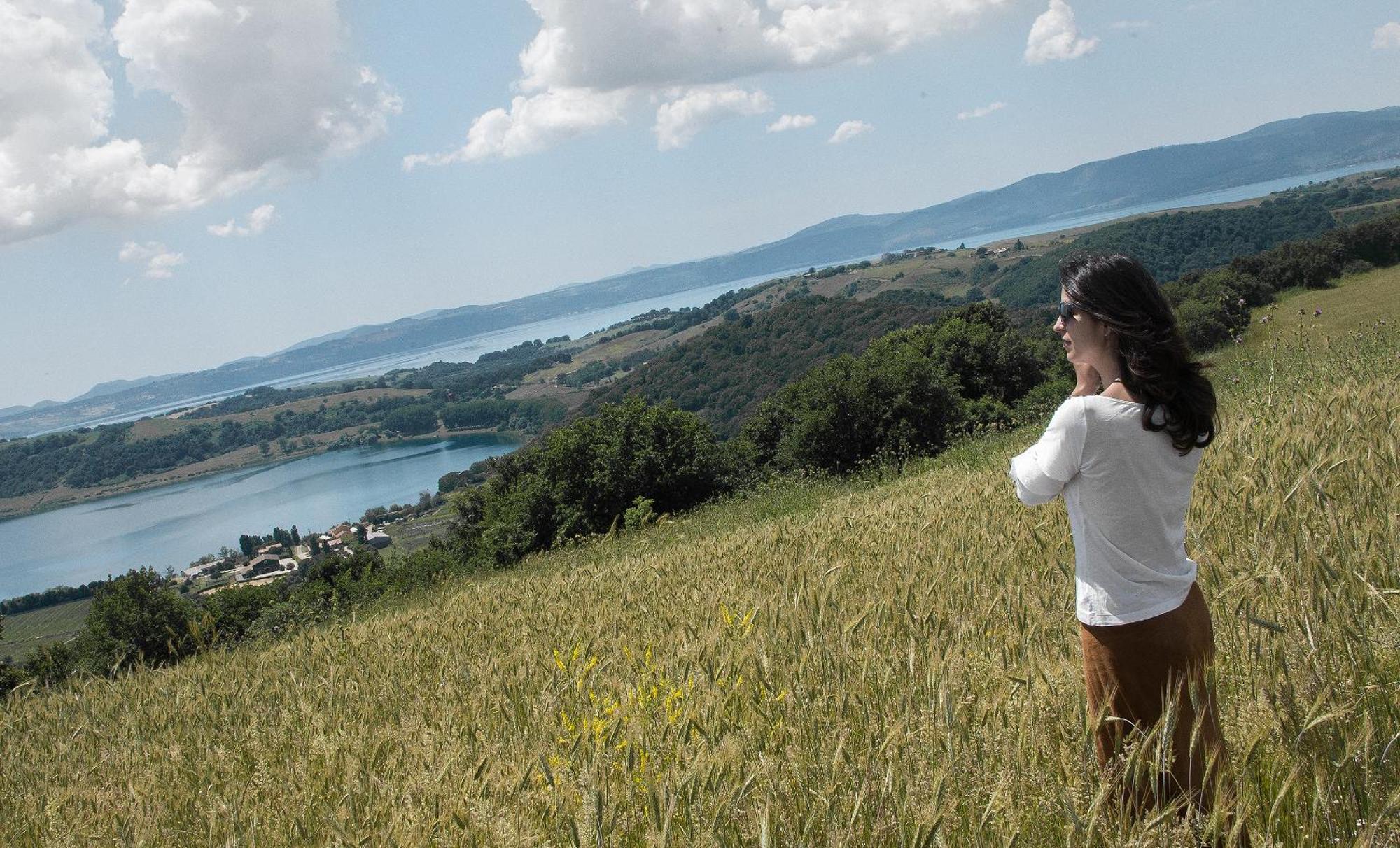 Agriturismo Potrero Grande Sul Lago Di Martignano Con Spiaggia Campagnano Di Roma Exteriör bild